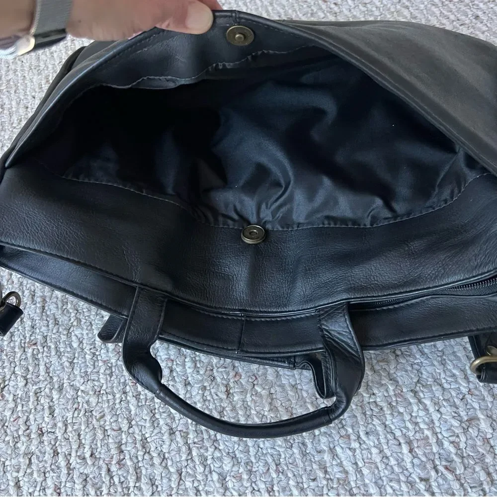 Latico Genuine Leather Laptop Messenger Bag